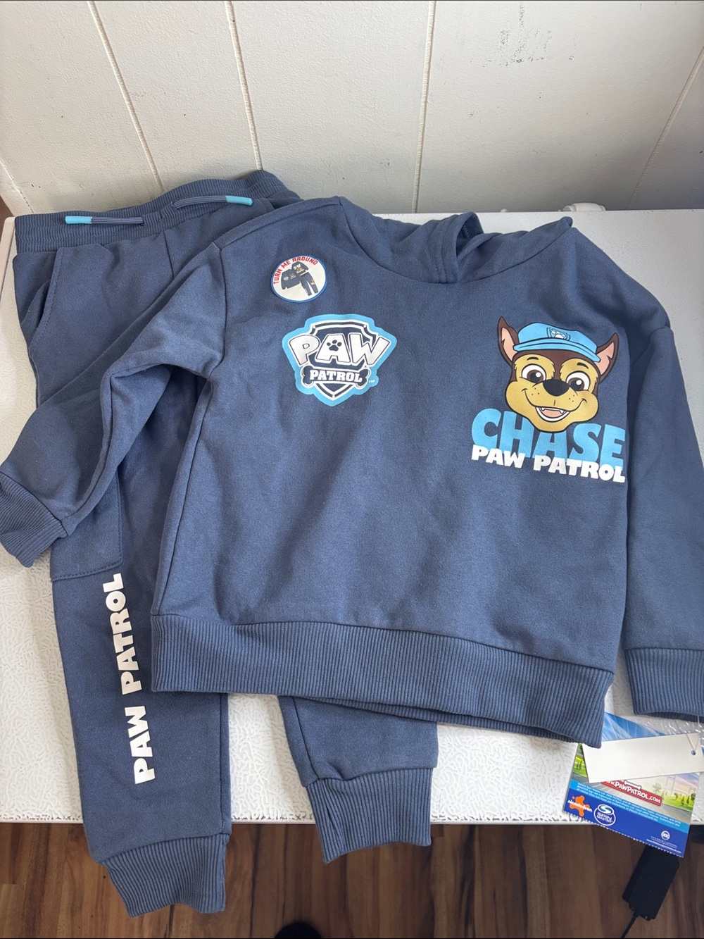 365 - Paw Patrol Chase Dark Blue Hoodie and Jogger Set - NEW